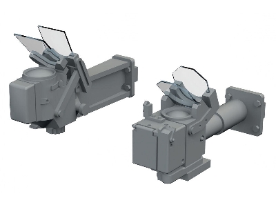 Messerschmitt Bf-109 G - Gun Sights (3d-printed / For Airfix Kits) - image 1