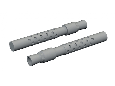 Messerschmitt Bf-109 K-4 - 3d-printed Gun Barrels (For Kotare Kits) - image 1