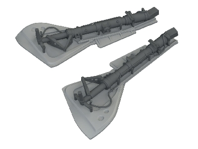 Focke Wulf Fw-190 - Undercarriage Legs (3d-printined / For Revell Kits) - image 1