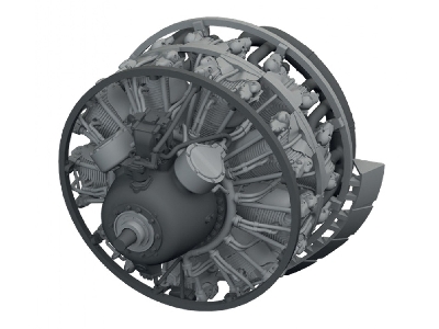 Martin B-26 B/C Marauder - 3d-printed Engines (For Icm Kits) - image 2