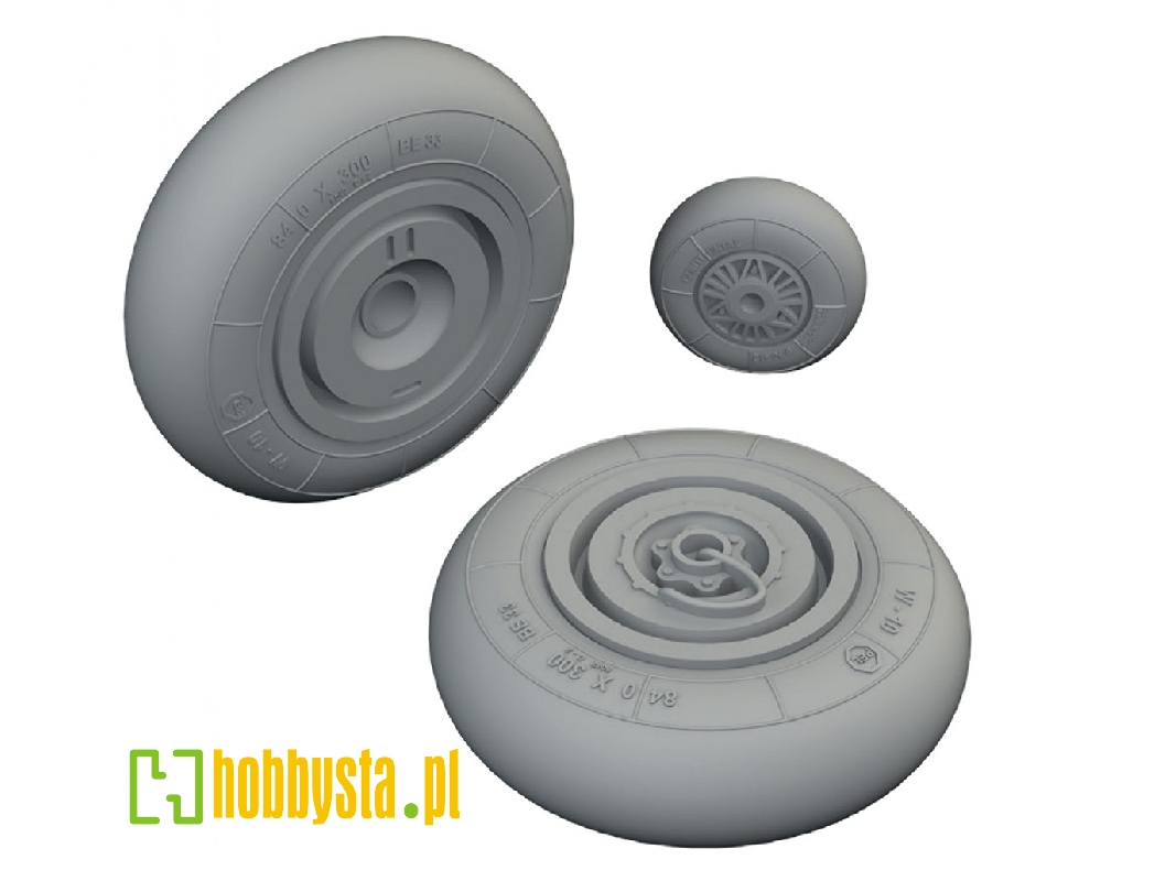 Henschel Hs 129 B - Wheels (For Takom Kits) - image 1