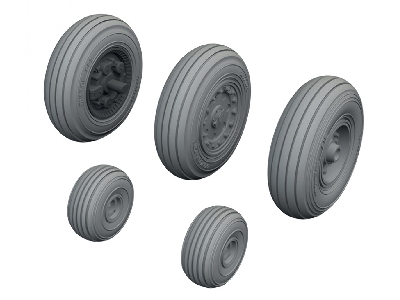 Harrier Av-8 B - Wheels (For Uma Models Kits) - image 1
