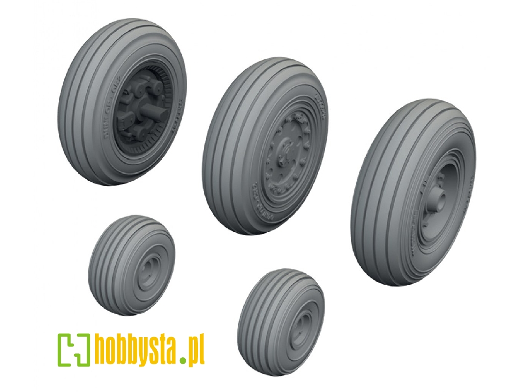 Harrier Av-8 B - Wheels (For Uma Models Kits) - image 1
