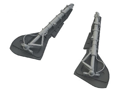 Focke Wulf Fw-190 A-8 - Undercarriage Legs (For Eduard Kits / 3d-printed) - image 1