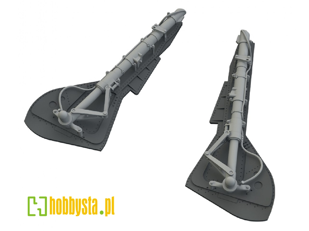 Focke Wulf Fw-190 A-8 - Undercarriage Legs (For Eduard Kits / 3d-printed) - image 1
