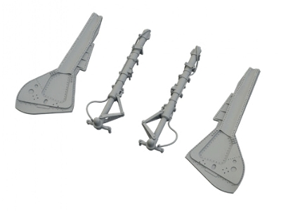 Focke Wulf Fw-190 A-8 - Undercarriage Legs (For Eduard Kits / 3d-printed) - image 2
