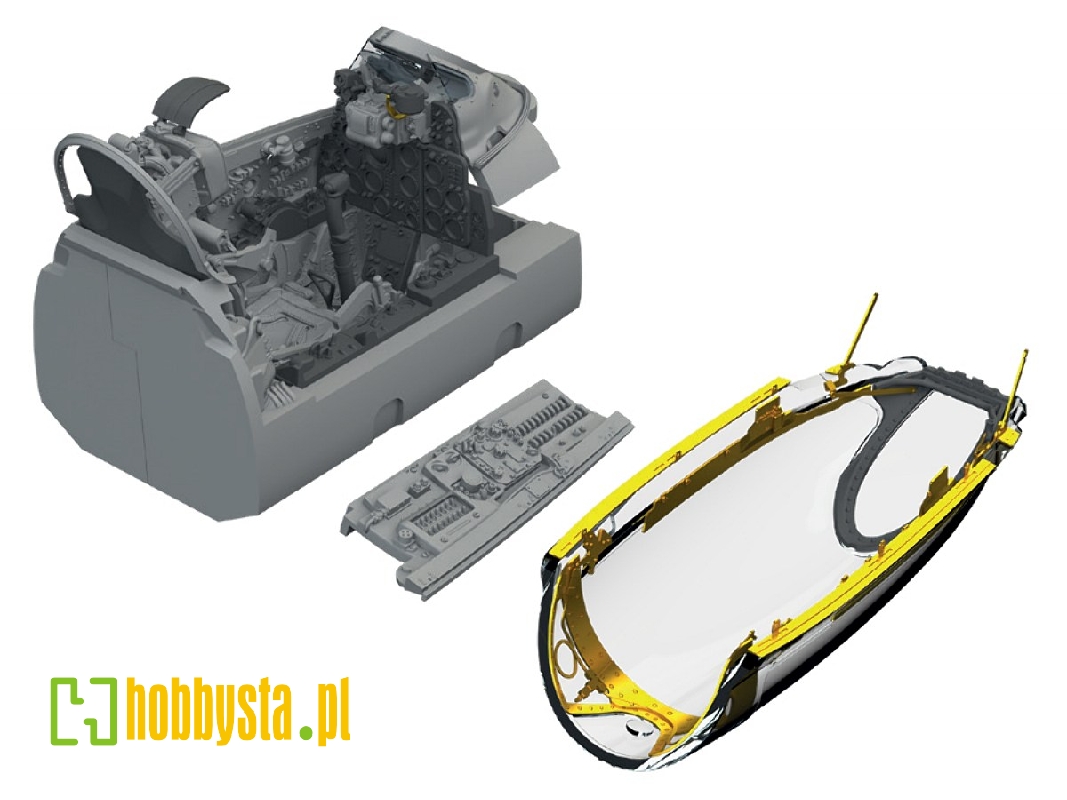 Mig-21 F - Cockpit (3d-printed / For Eduard Kits) - image 1