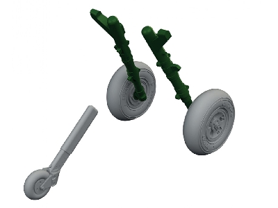 Supermarine Spitfire Mk.V - Wheels Set (For Eduard Kits) - image 1