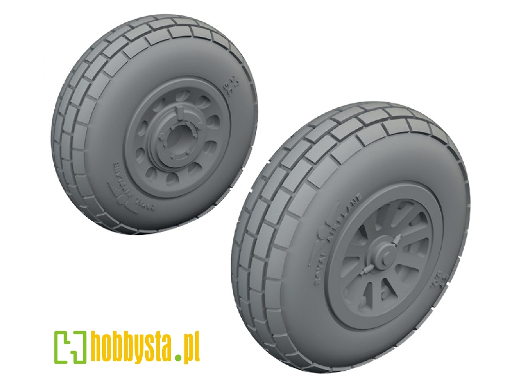 North American P-51 D Mustang - Wheels Block Tread (For Arma Hobby Kits) - image 1
