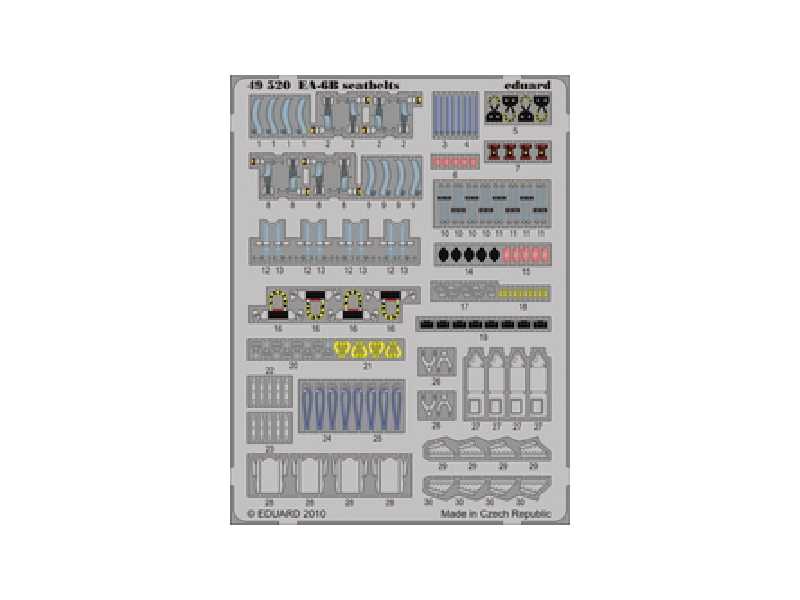 EA-6B seatbelts 1/48 - Kinetic - image 1