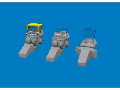 North American P-51 D Mustang - Gun Sights (3d-printed / For Arma Hobby Kits) - image 1