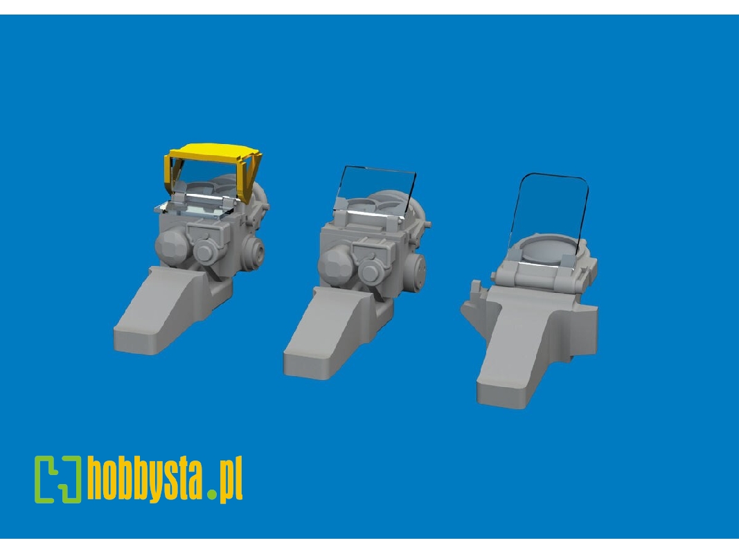 North American P-51 D Mustang - Gun Sights (3d-printed / For Arma Hobby Kits) - image 1