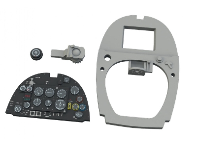 Supermarine Spitfire Mk.Vb With Rounded Exhausts - Löökplus (For Eduard Kits) - image 1