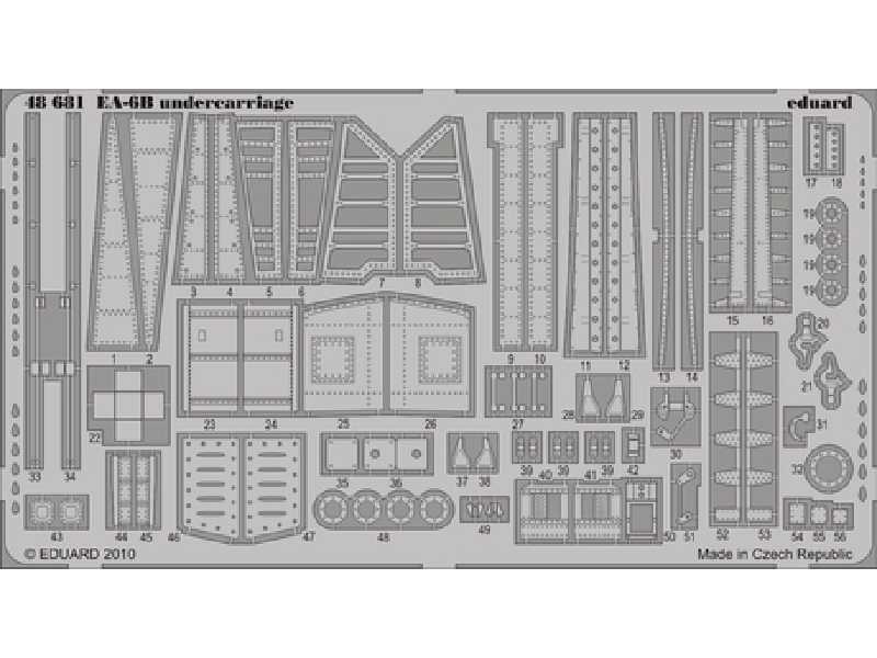 EA-6B undercarriage 1/48 - Kinetic - image 1