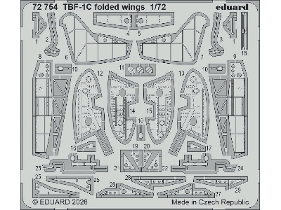 Grumman Tbf-1 C - Folded Wings (For Hobby Boss Kits) - image 1