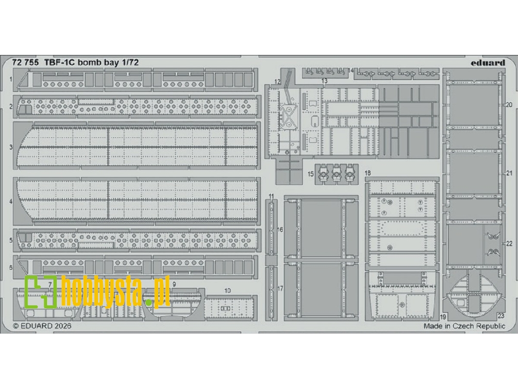 Grumman Tbf-1 C - Bomb Bay (For Hobby Boss Kits) - image 1