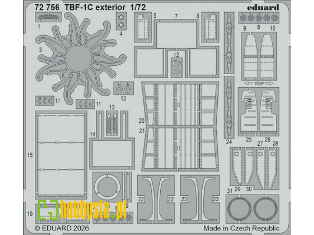 Grumman Tbf-1 C - Exterior Set (For Hobby Boss Kits) - image 1