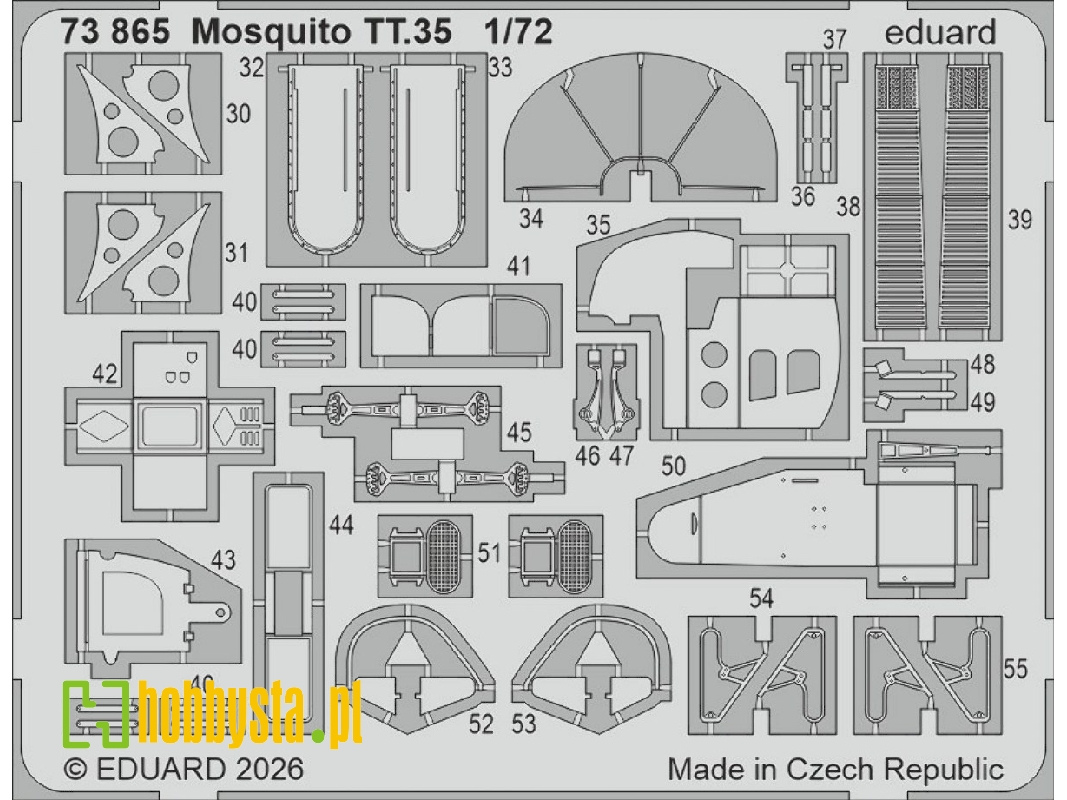 De Havilland Mosquito Tt.35 - Pe Set (For Airfix Kits) - image 1