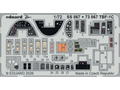 Grumman Tbf-1 C - Pe Set (For Hobby Boss Kits) - image 2