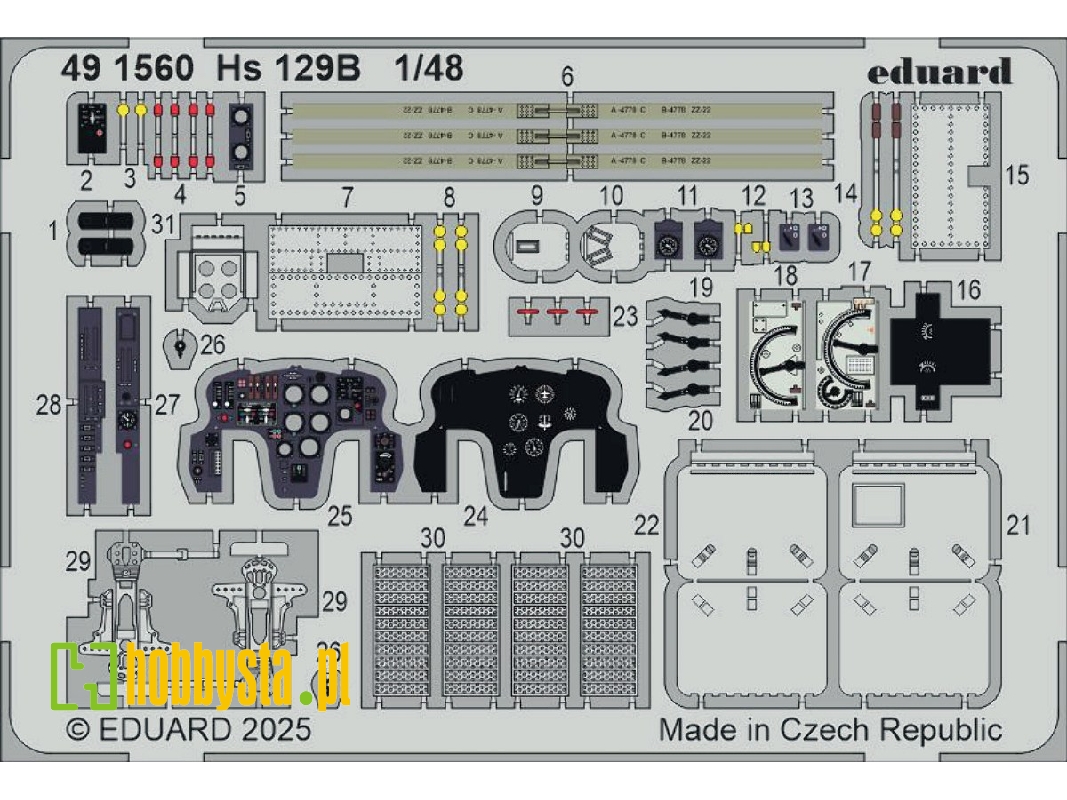 Henschel Hs 129 B - Big Ed Set (For Takom Kits) - image 1