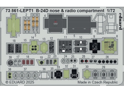 Consolidated B-24 D Liberator - Big Ed Set Part I (For Airfix Kits) - image 3