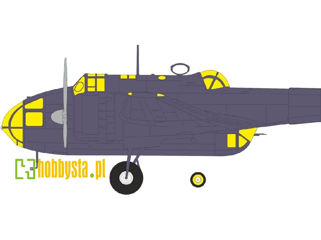 Handley Page Hampden B Mk.I - Tface Paint Mask Set (For Icm Kits) - image 1