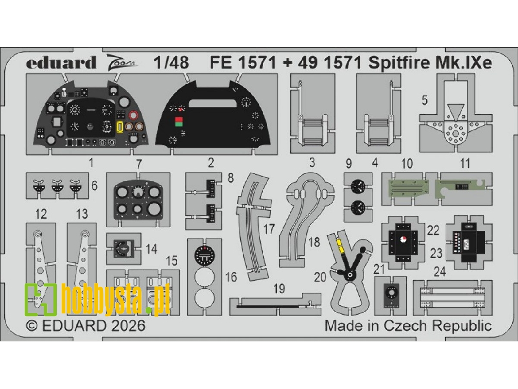 Supermarine Spitfire Mk.Ixe - Zoom Set (For Airfix Kits) - image 1