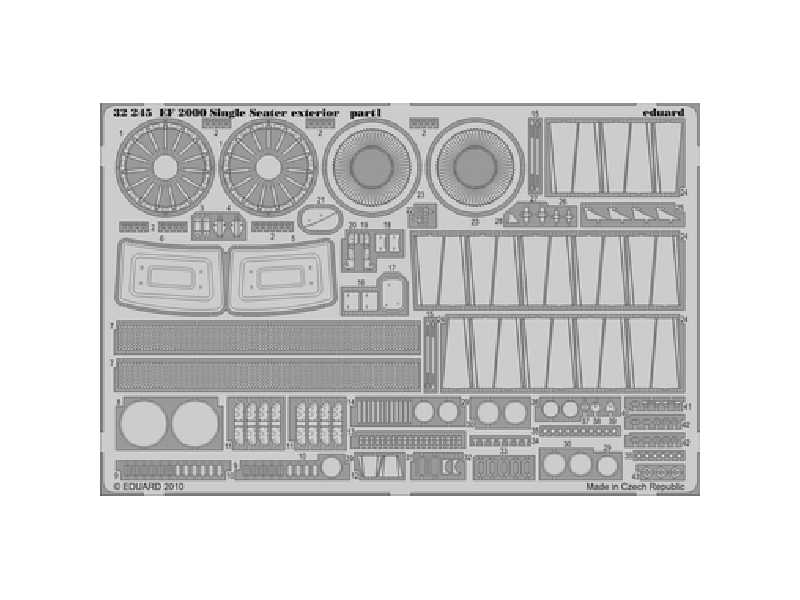 EF 2000 Single Seater exterior 1/32 - Revell - image 1