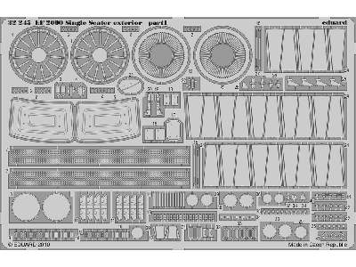 EF 2000 Single Seater exterior 1/32 - Revell - image 2