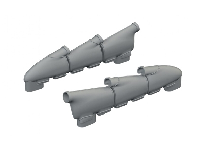 Hawker Hurricane Mk.Iic With Rounded Exhausts - Big Sin Set (For Arma Hobby Kits) - image 3
