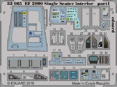 EF 2000 Single Seater interior S. A. 1/32 - Revell - image 1