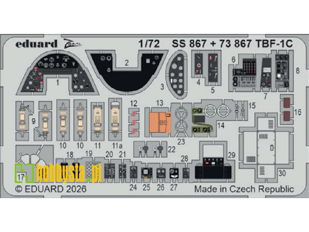 Grumman Tbf-1c - Zoom Set (For Hobby Boss Kits) - image 1
