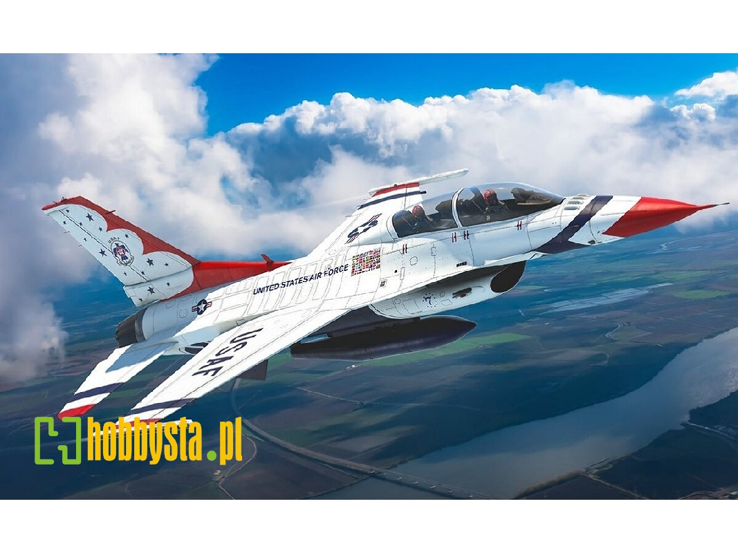 Lockheed Martin F-16 D Viper 'thunderbirds' - Gold Series Parts And Decals By Fightertown Decals - image 1