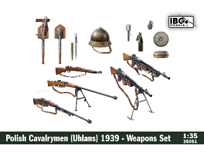 Polish Cavalrymen (Uhlans) 1939 - Weapons Set - image 1