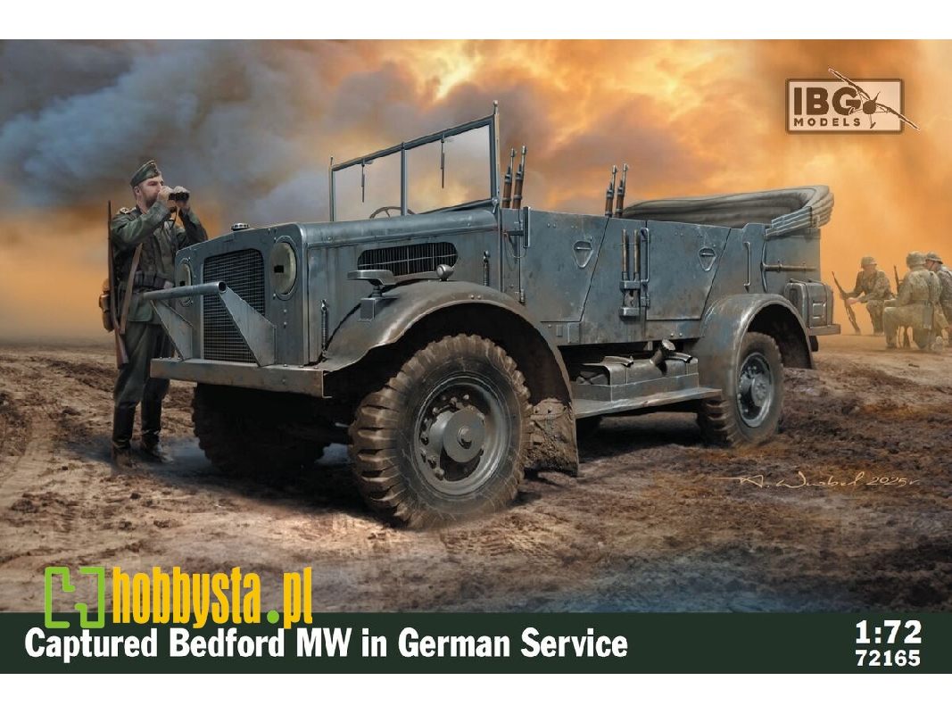 Captured Bedford Mw In German Service - image 1