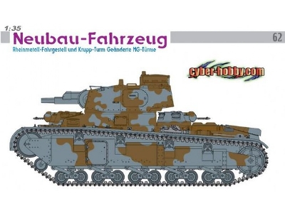 Neubau-fahrzeug Rheinmetall-fahrgestell Und Krupp-turm Geanderte Mg-turme - image 1