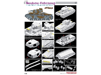 Neubau-fahrzeug Rheinmetall-fahrgestell Und Krupp-turm Geanderte Mg-turme - image 9