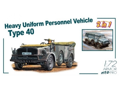 Heavy Uniform Personnel Vehicle Type 40 With 3d-printing Parts (New) - image 1