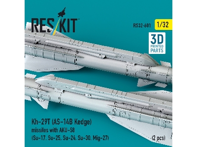 Kh-29t (As-14b Kedge) Missiles With Aku-58 (2 Pcs / 3-d Printed) - image 3