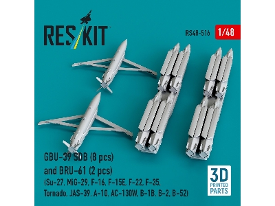 Gbu-39 Sdb (8 Pcs) And Bru-61 (2 Pcs / 3-d Printed) - image 3