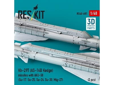 Kh-29t (As-14b Kedge) Missiles With Aku-58 (2 Pcs / 3-d Printed) - image 3