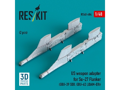 Us Weapon Adapter For Su-27 Flanker (2 Pcs / 3d-printed) - image 1