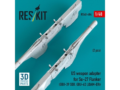 Us Weapon Adapter For Su-27 Flanker (2 Pcs / 3d-printed) - image 3