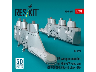 Us Weapon Adapter For Mig-29 Fulcrum (2 Pcs / 3d-printed) - image 2