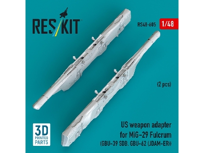 Us Weapon Adapter For Mig-29 Fulcrum (2 Pcs / 3d-printed) - image 3