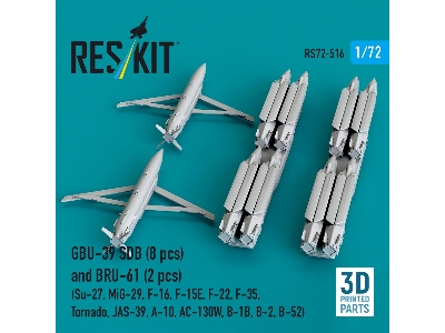 Gbu-39 Sdb (8 Pcs) And Bru-61 (2 Pcs / 3-d Printed) - image 3