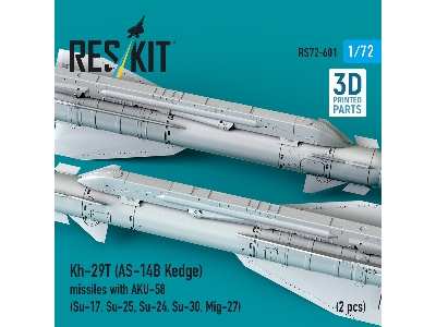 Kh-29t (As-14b Kedge) Missiles With Aku-58 (2 Pcs / 3-d Printed) - image 3