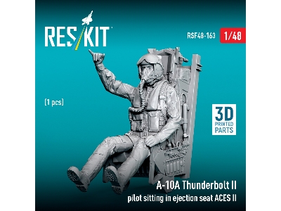 Fairchild A-10 A Thunderbolt Ii - Pilot In Standing Position Scene 2 (1 Figure / 3d-printed) - image 3