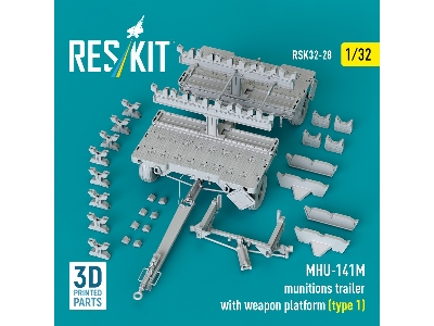 Mhu-141m Munitions Trailer With Weapon Platform Type 1 (3d-printed) - image 2