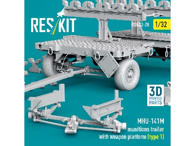 Mhu-141m Munitions Trailer With Weapon Platform Type 1 (3d-printed) - image 3